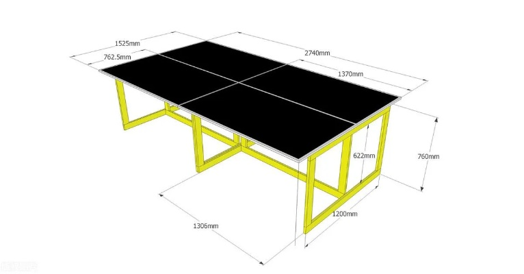 乒乓球台的标准尺寸是多少高？让你成为乒乓球高手-第3张图片-www.211178.com_果博福布斯