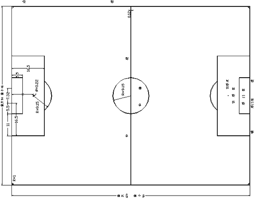 足球场地标准尺寸图如何选择适合自己的场地尺寸？-第2张图片-www.211178.com_果博福布斯