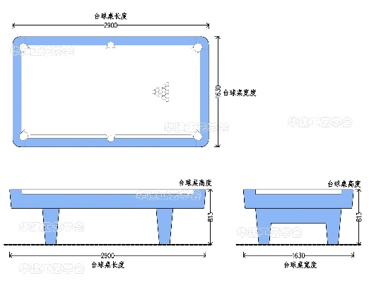 8球台球桌的标准尺寸是多少？-第2张图片-www.211178.com_果博福布斯